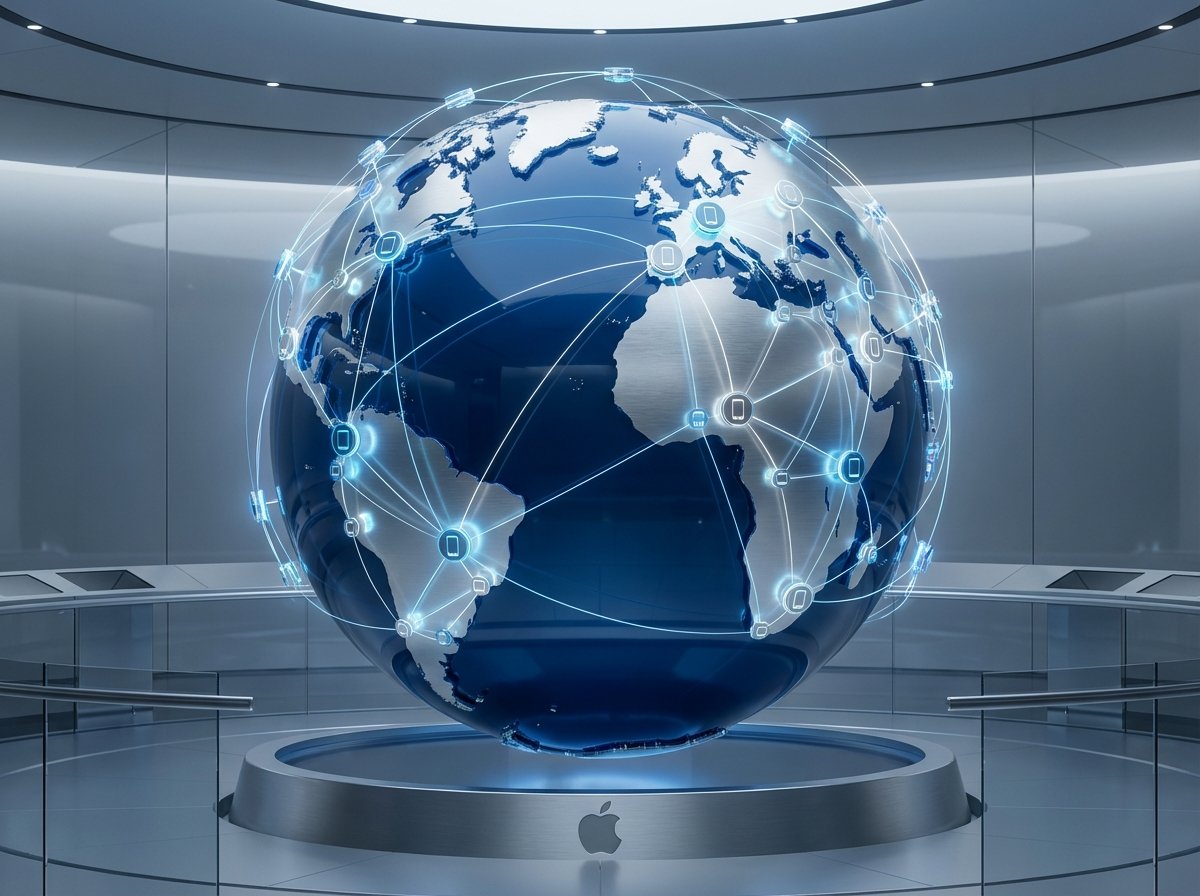 전 세계를 연결하는 애플 기기 생태계 이미지