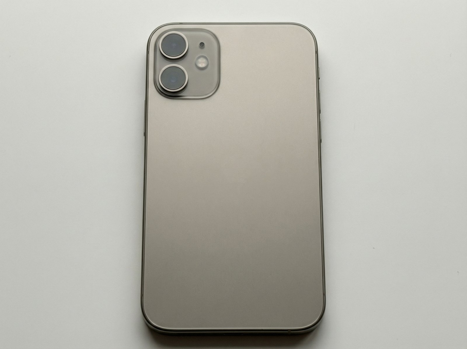 a smartphone's rear panel, featuring a dual-camera setup with two distinct lenses, clean and minimalist design, reflecting potential iPhone Air 2 aesthetics, modern layout, no visible text, aspect ratio 4:3