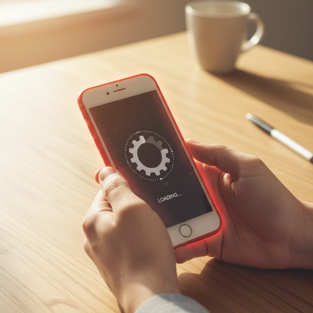 아이폰 업데이트 중 발생하는 발열과 오류 상황