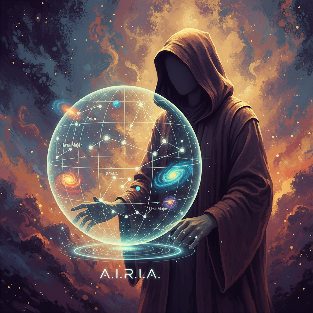 인공지능 기술의 미래를 보여주는 일러스트