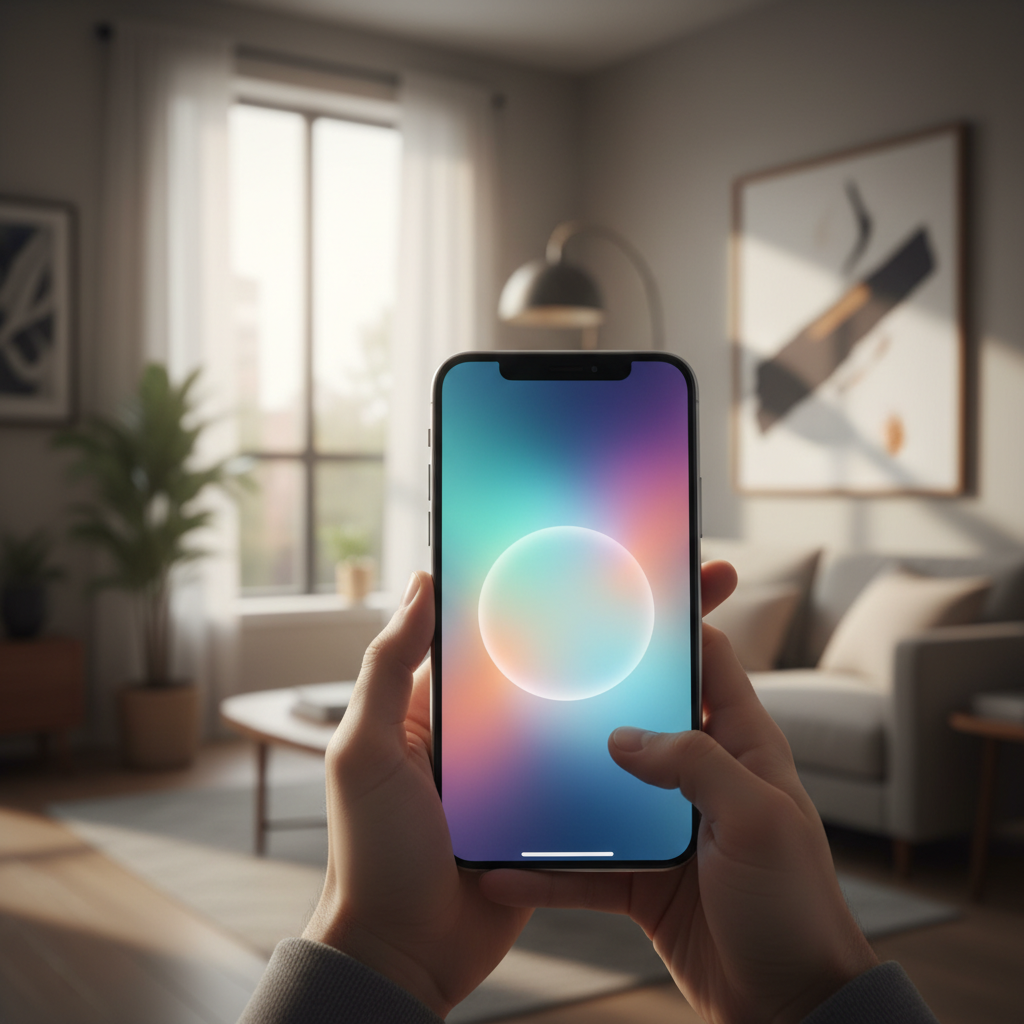 최신 아이폰에 적용될 애플 인텔리전스 구동 모습