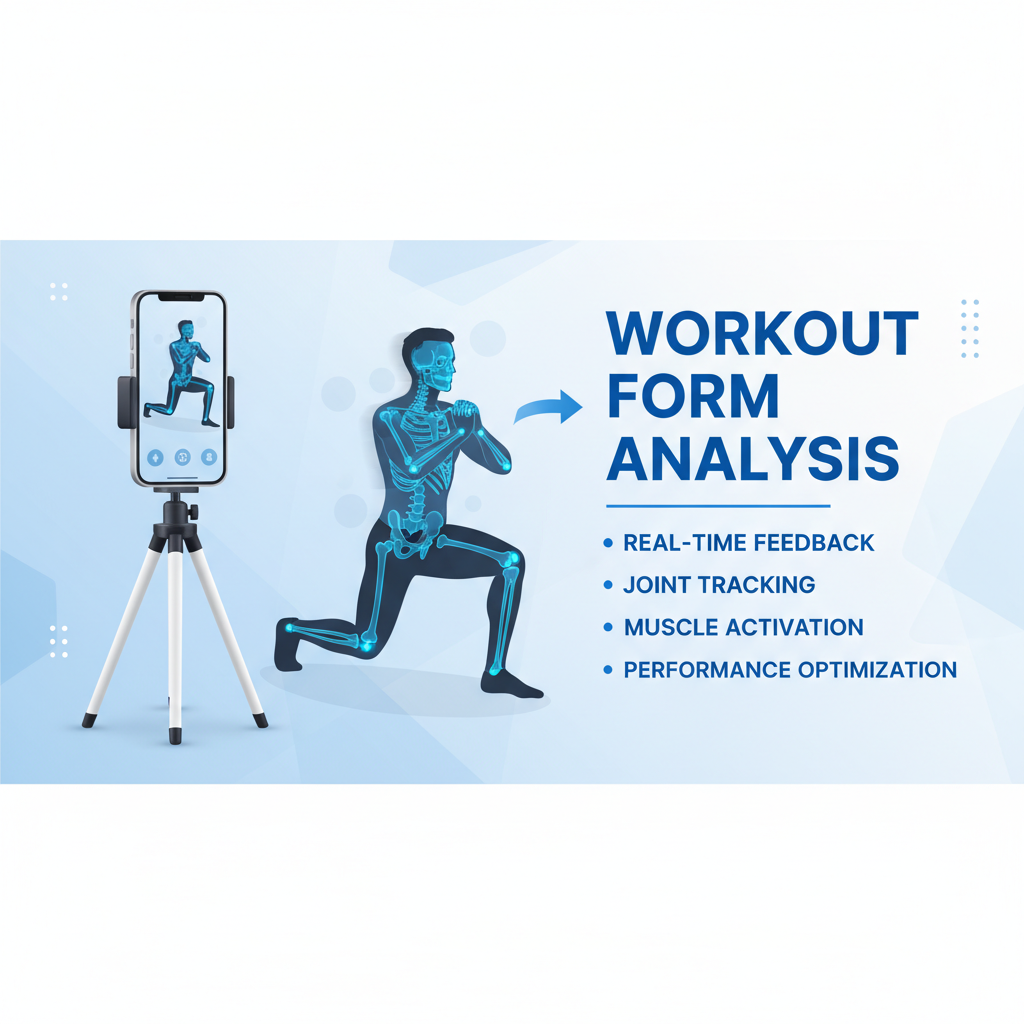 아이폰 카메라를 활용해 운동 자세를 측정하는 그래픽