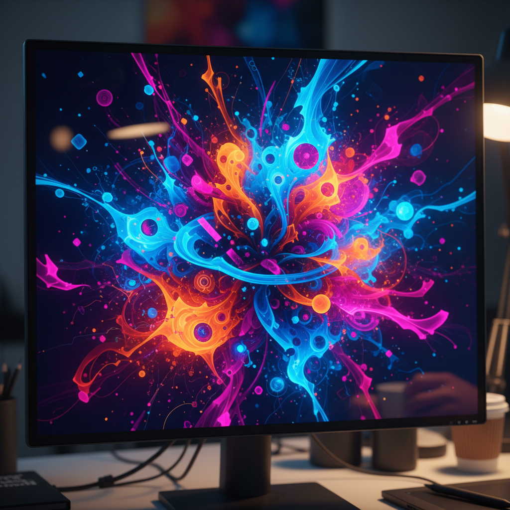 생생한 색감을 보여주는 고해상도 화면