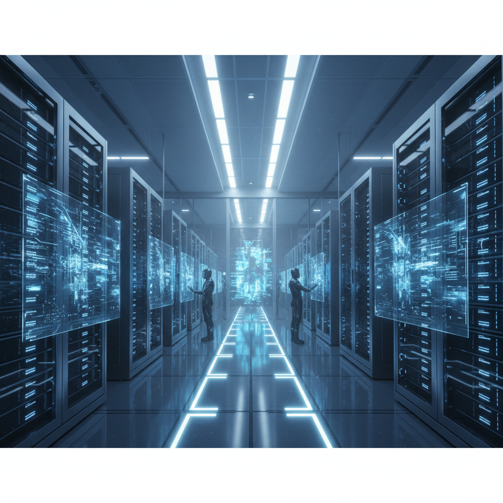 인공지능 서버 인프라와 데이터 센터의 모습