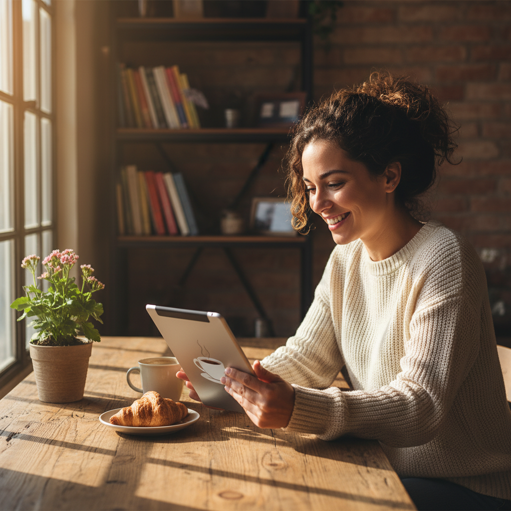 사람과 인공지능이 자연스럽게 소통하는 일상적인 모습