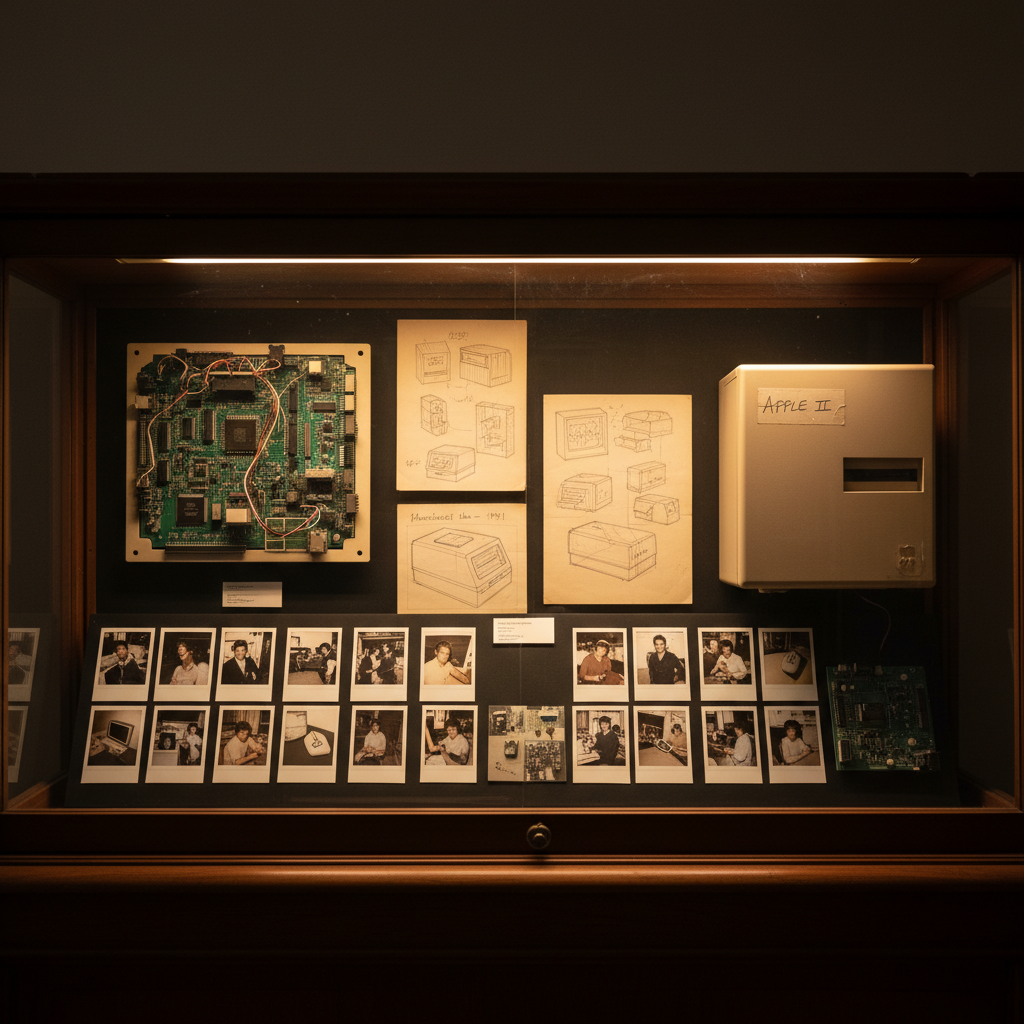 애플의 초기 기록 보관소와 역사적인 자료들