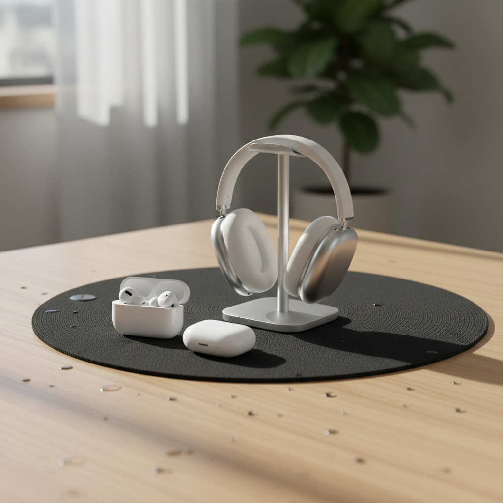 최신 에어팟 시리즈 라인업과 세련된 디자인