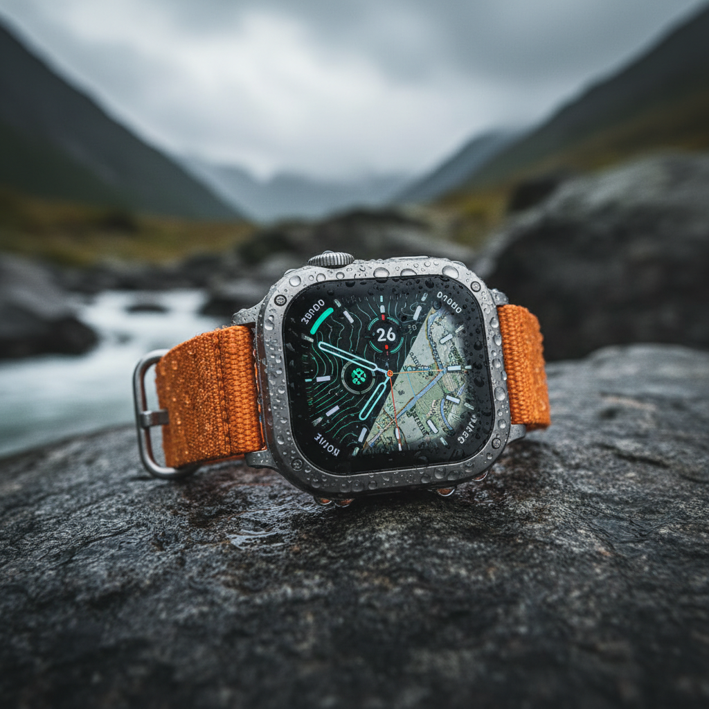 거친 자연 속에서 빛나는 강력한 스마트워치