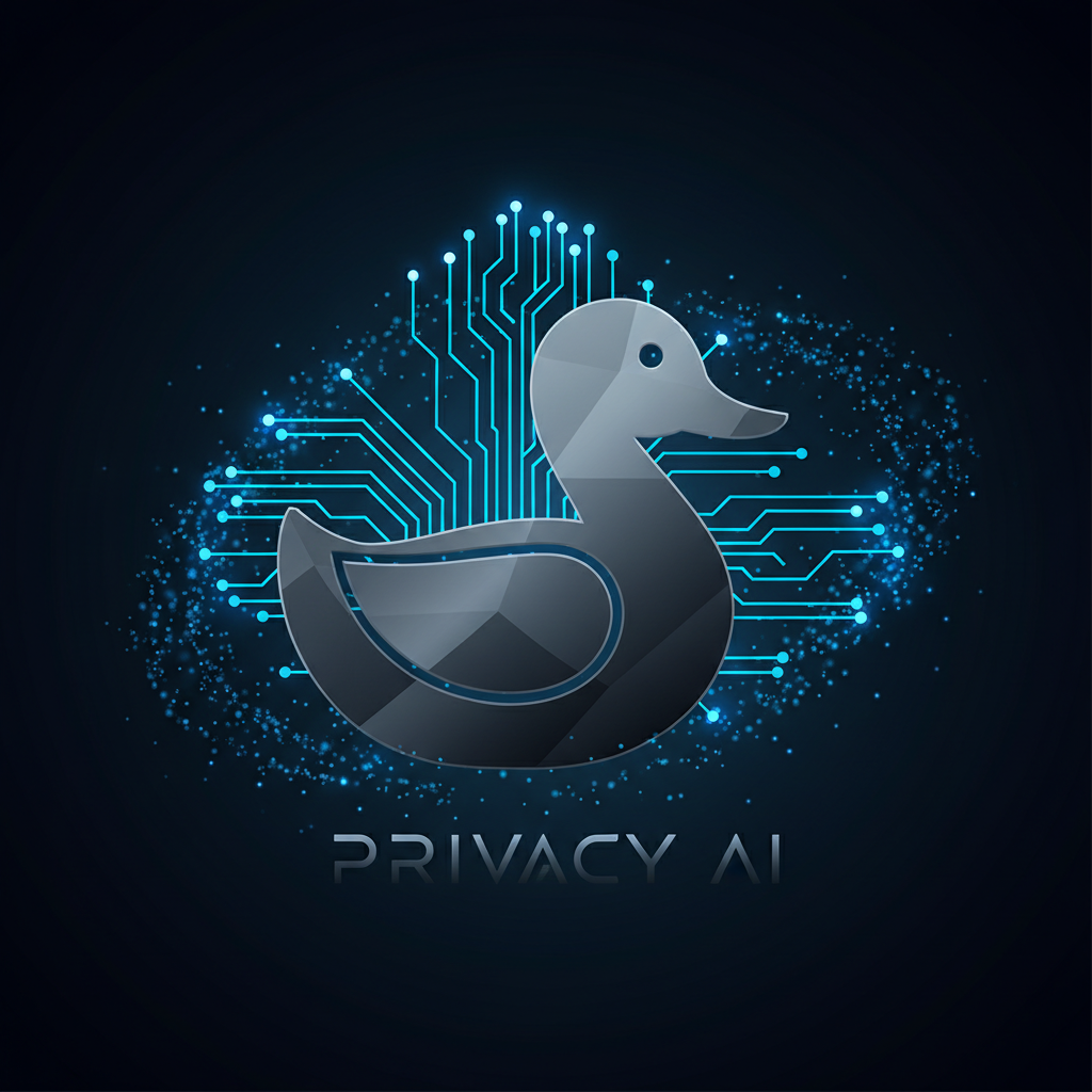 프라이버시 중심의 인공지능 기술을 상징하는 로고