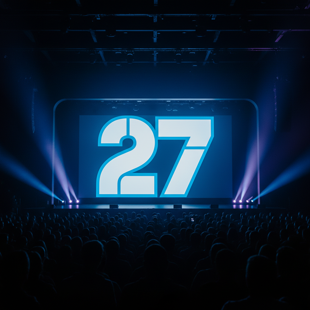 기술 컨퍼런스에서 발표를 기다리는 설레는 분위기