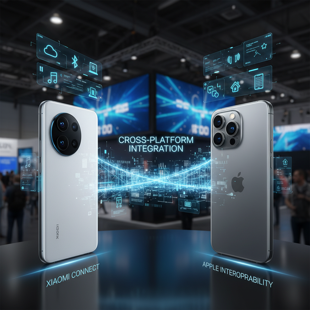 MWC 2026 샤오미와 애플의 연결성 인포그래픽