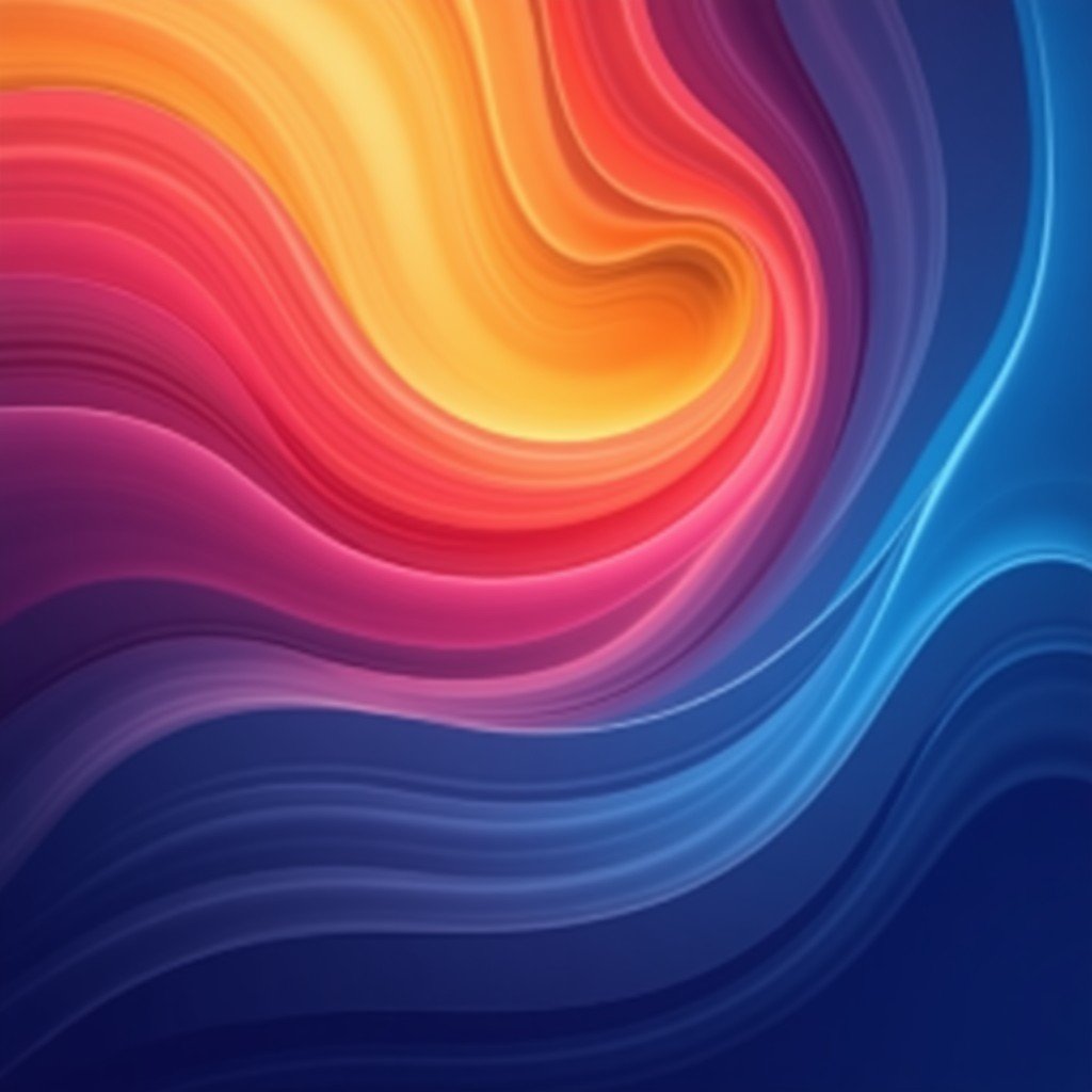 A collection of vibrant and colorful animated background patterns for social media text posts. Swirling gradients, abstract shapes, and subtle motion trails. Modern graphic design style, high contrast, visually rich. 4:3
