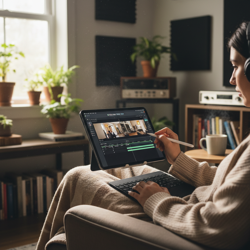 아이패드를 활용한 전문적인 영상 편집 작업