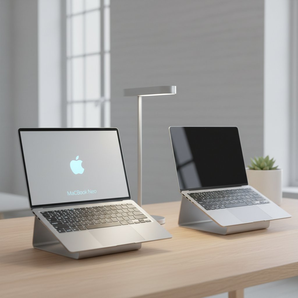 맥북 네오와 에어 비교