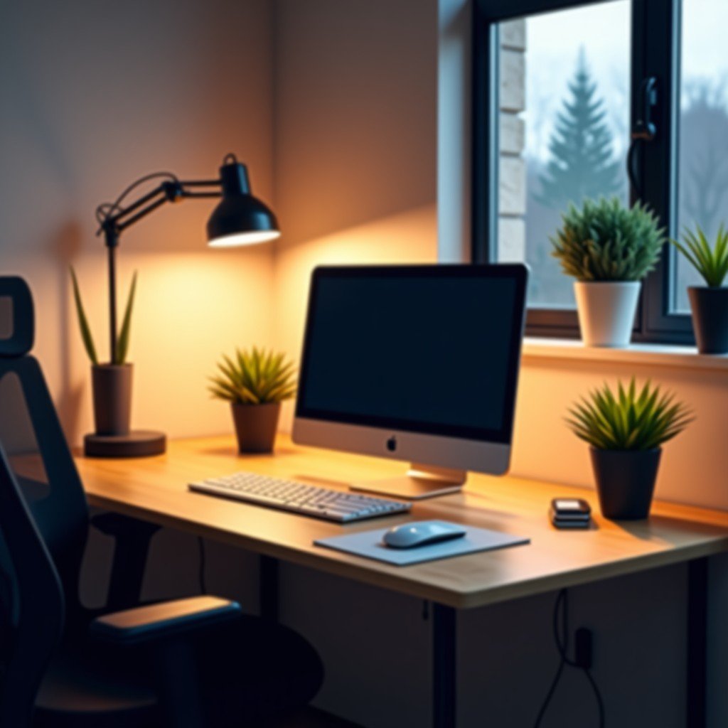 효율적인 업무 환경을 위한 디지털 데스크셋업