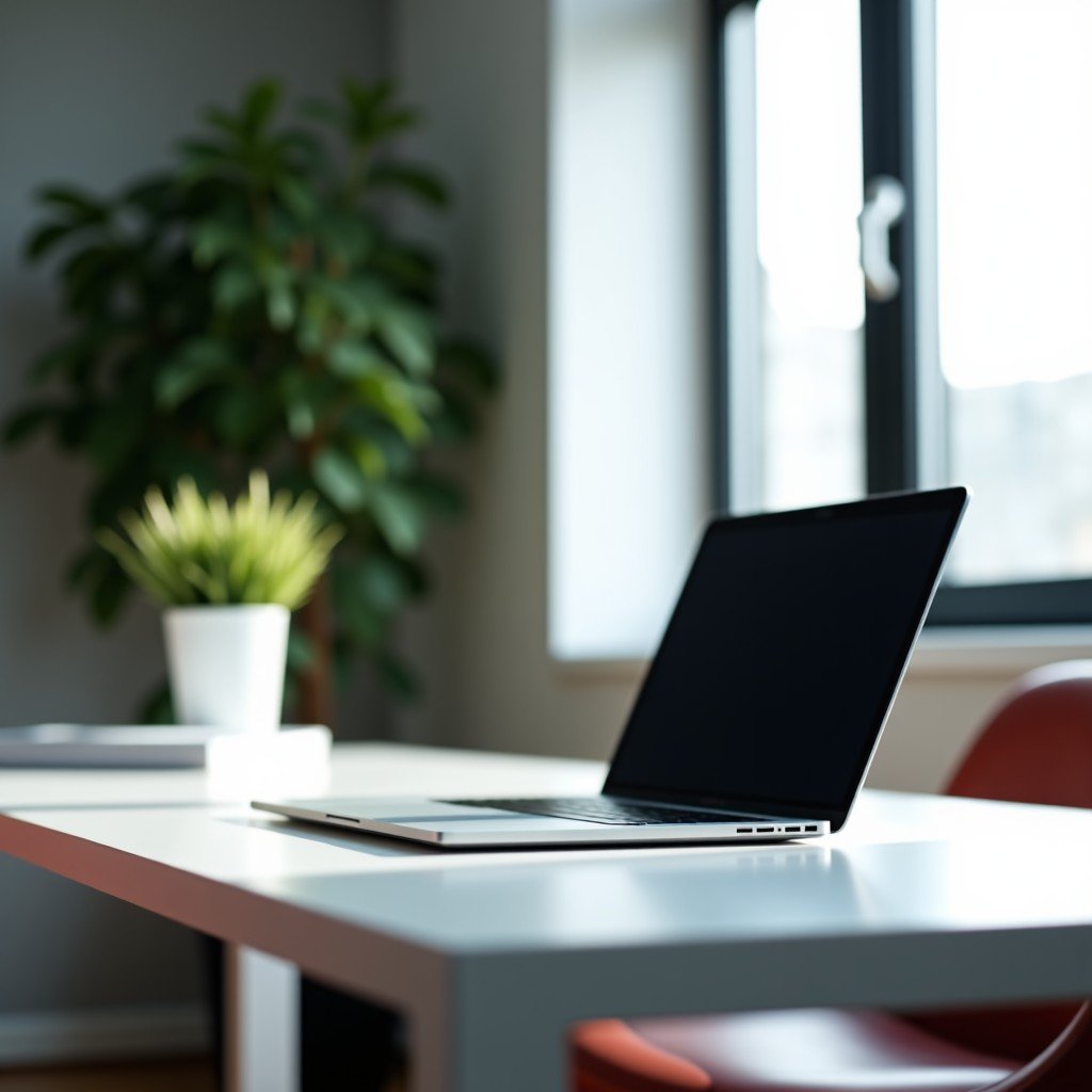 깔끔한 업무 공간의 데스크테리어