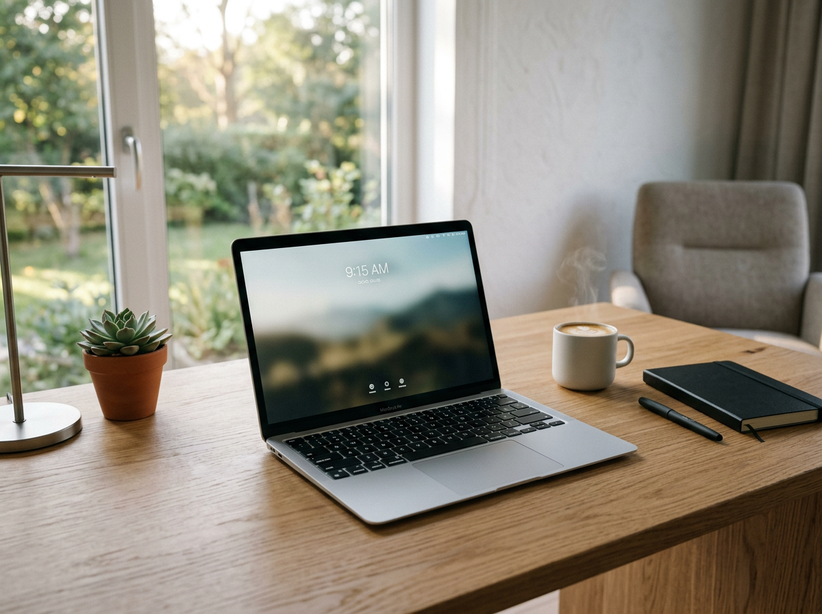 최신 맥북 네오의 감각적인 모습