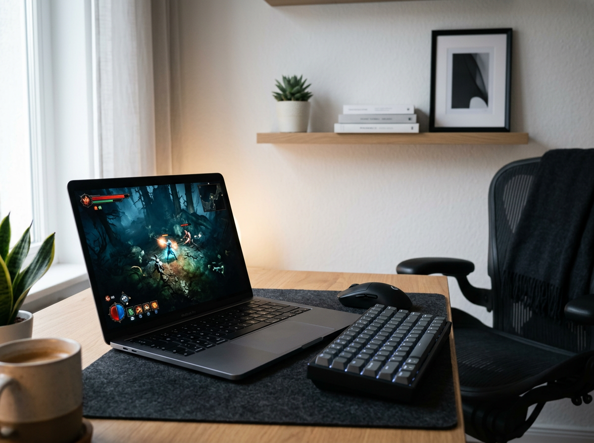 맥북 네오 게이밍 테스트 세팅