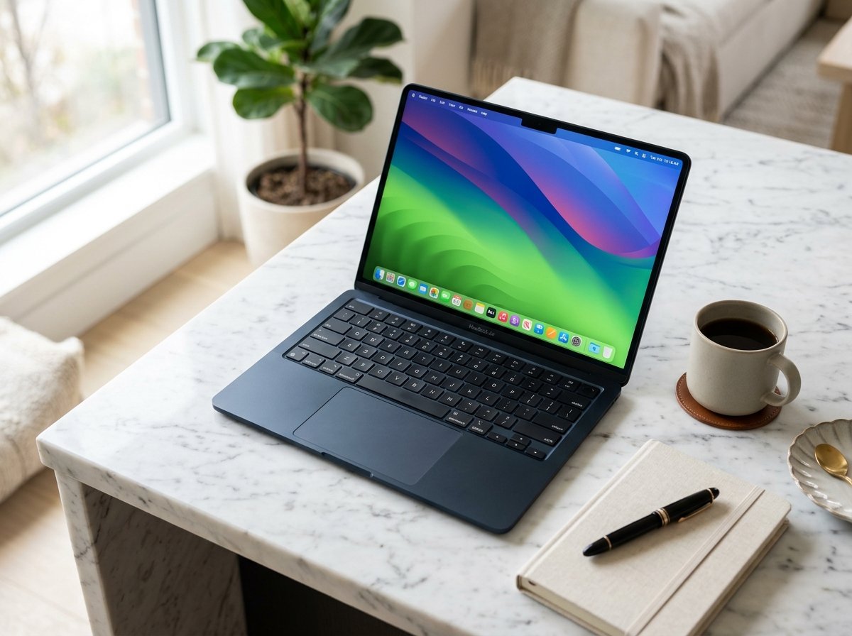 세련된 디자인의 맥북 에어