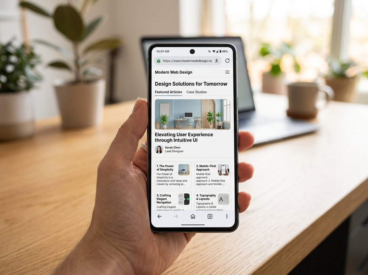 스마트폰을 통한 효율적인 웹 브라우징