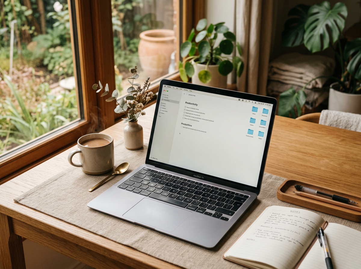 M4 맥북 에어 데스크테리어