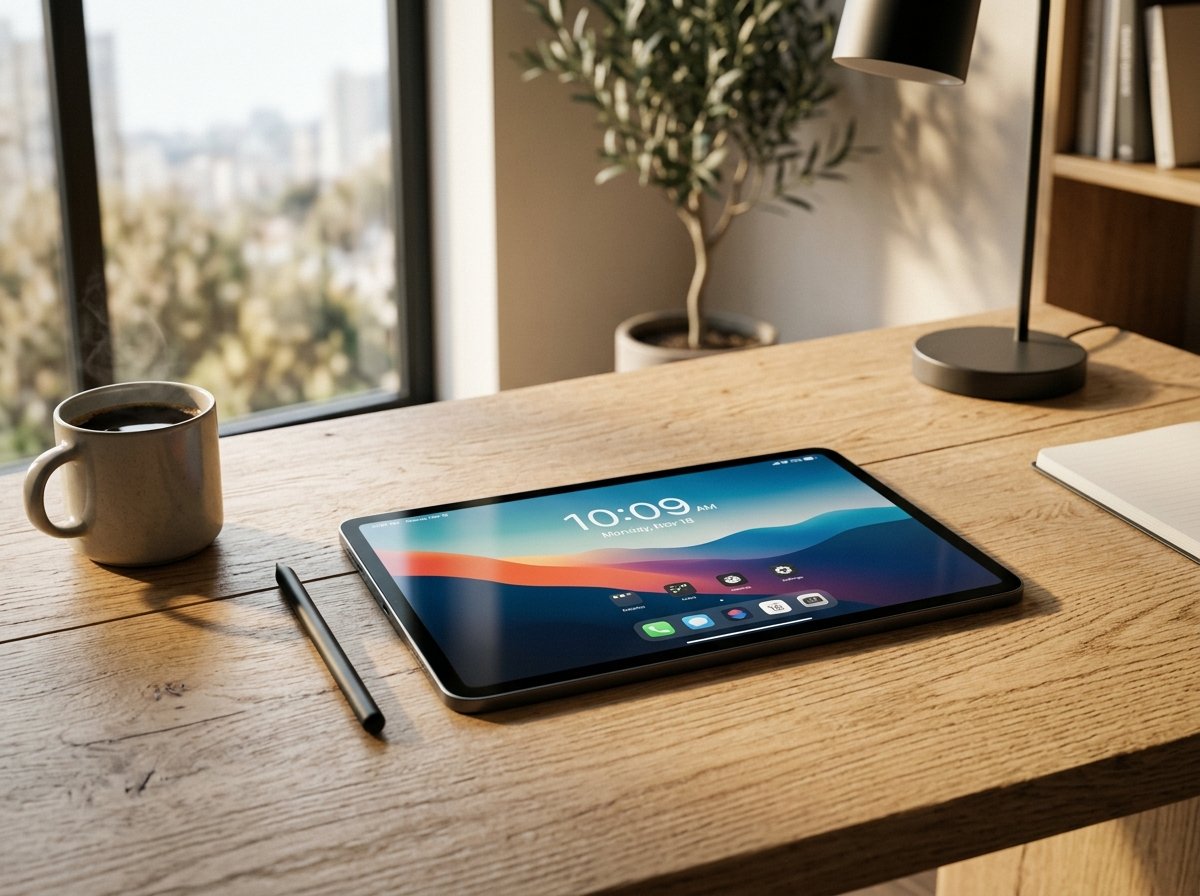 M4 아이패드 에어의 세련된 디자인