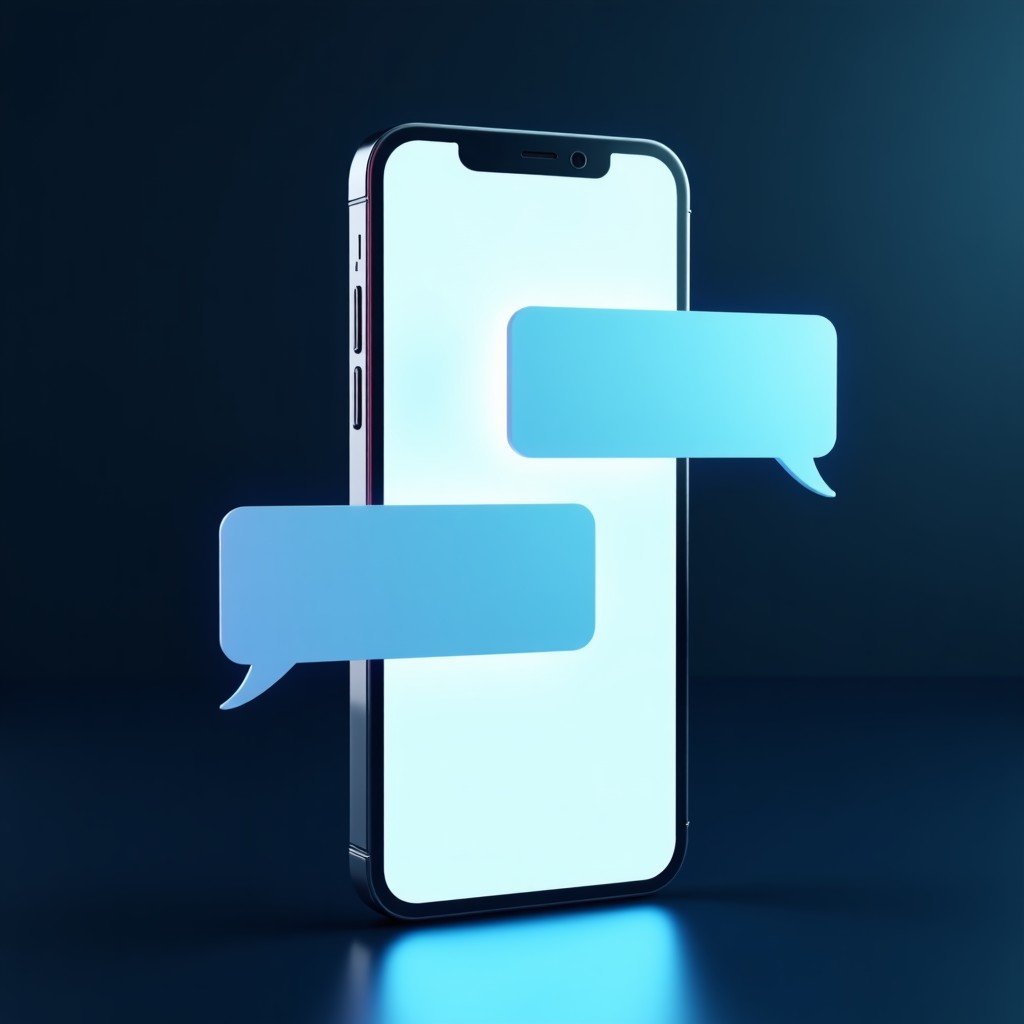 스마트폰 속 AI 대화