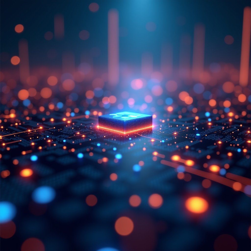 애플의 미래 지향적 AI 로고