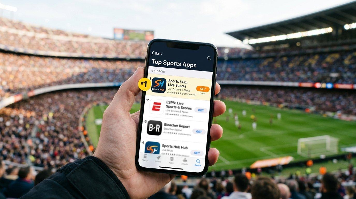 스포츠 앱 순위 상승
