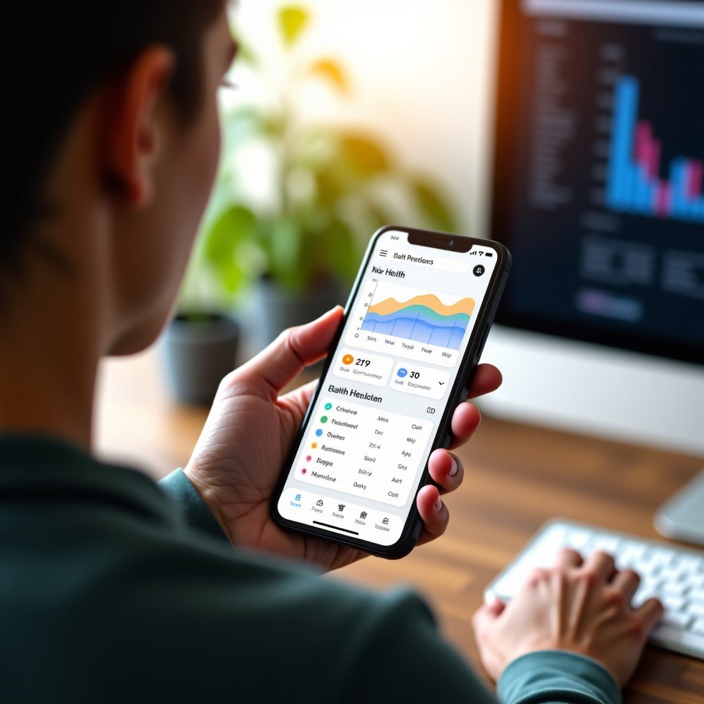 스마트폰을 통한 건강 데이터 연동