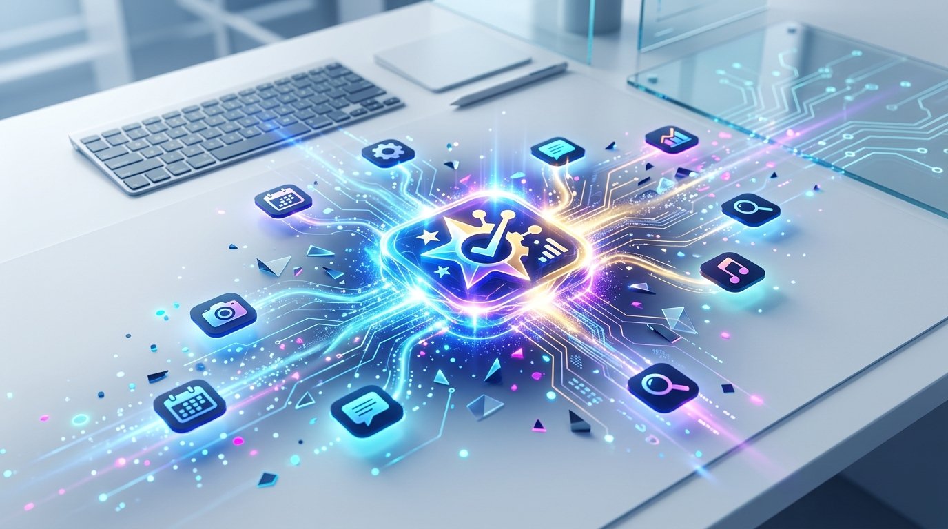 여러 앱이 하나로 모이는 구조