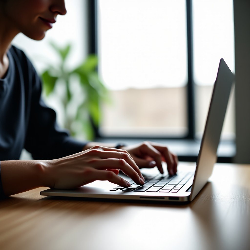 노트북 작업 효율을 높이는 데스크셋업