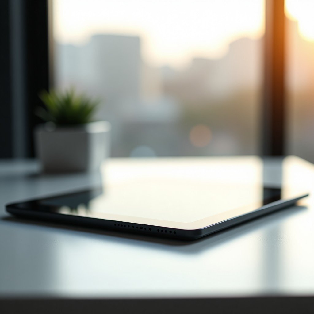 세련된 아이패드 에어의 모습