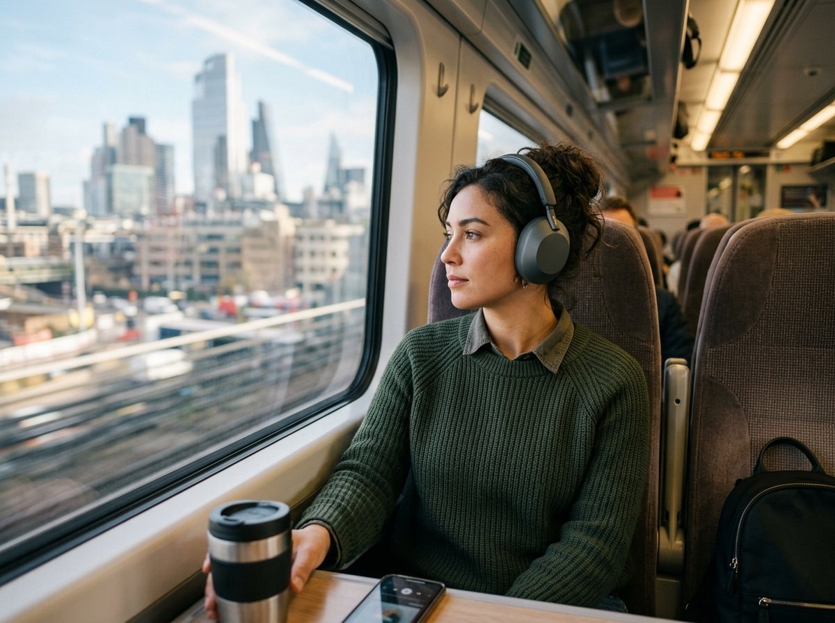 노이즈 캔슬링 헤드폰 일상