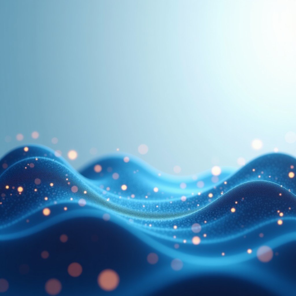 Abstract representation of digital communication layers and artificial intelligence connection, clean lines, professional aesthetic, soft gradient background, 4:3 ratio.