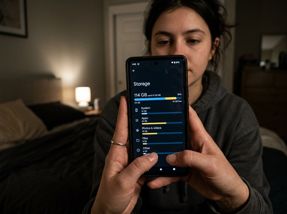 저장공간 부족 경고
