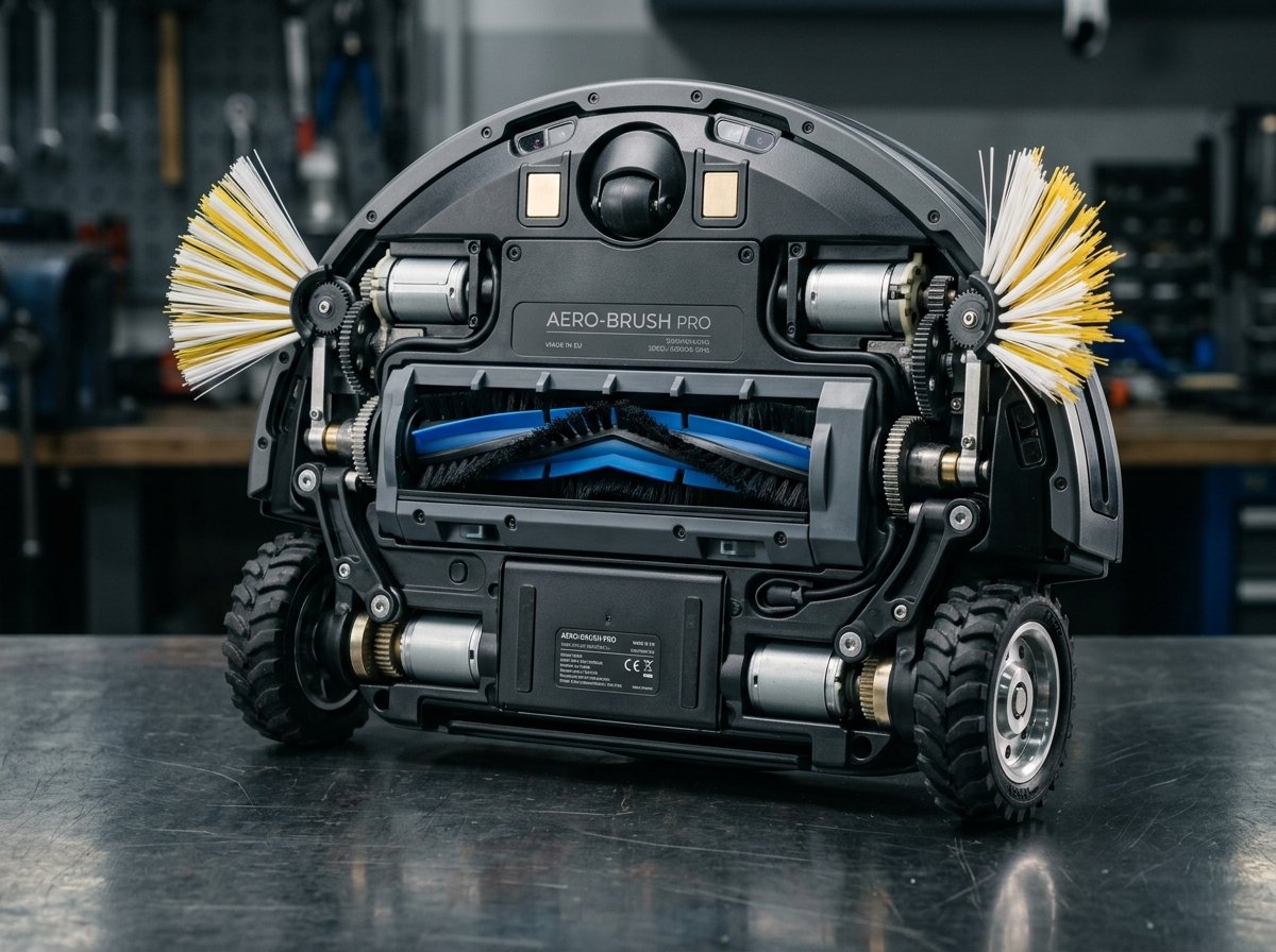 깔끔하게 관리되는 브러시 구조