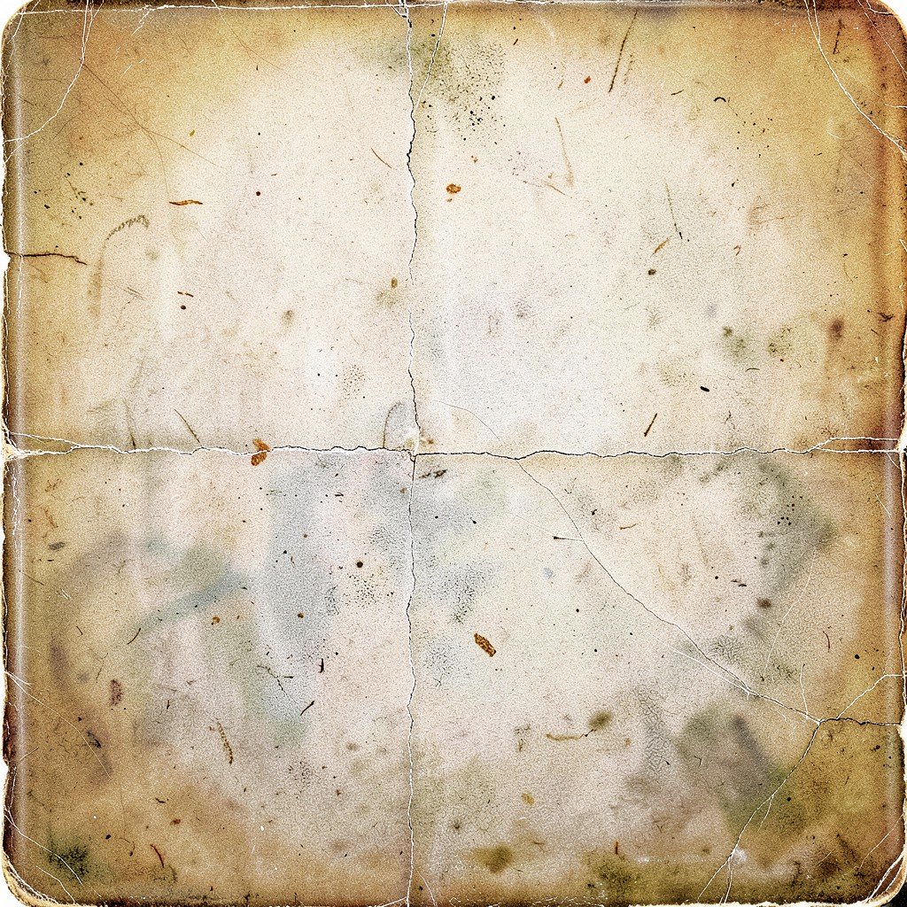 Restoration of an old faded vintage photograph showing vivid colors and sharp details, artistic rendering, textured background, 4:3