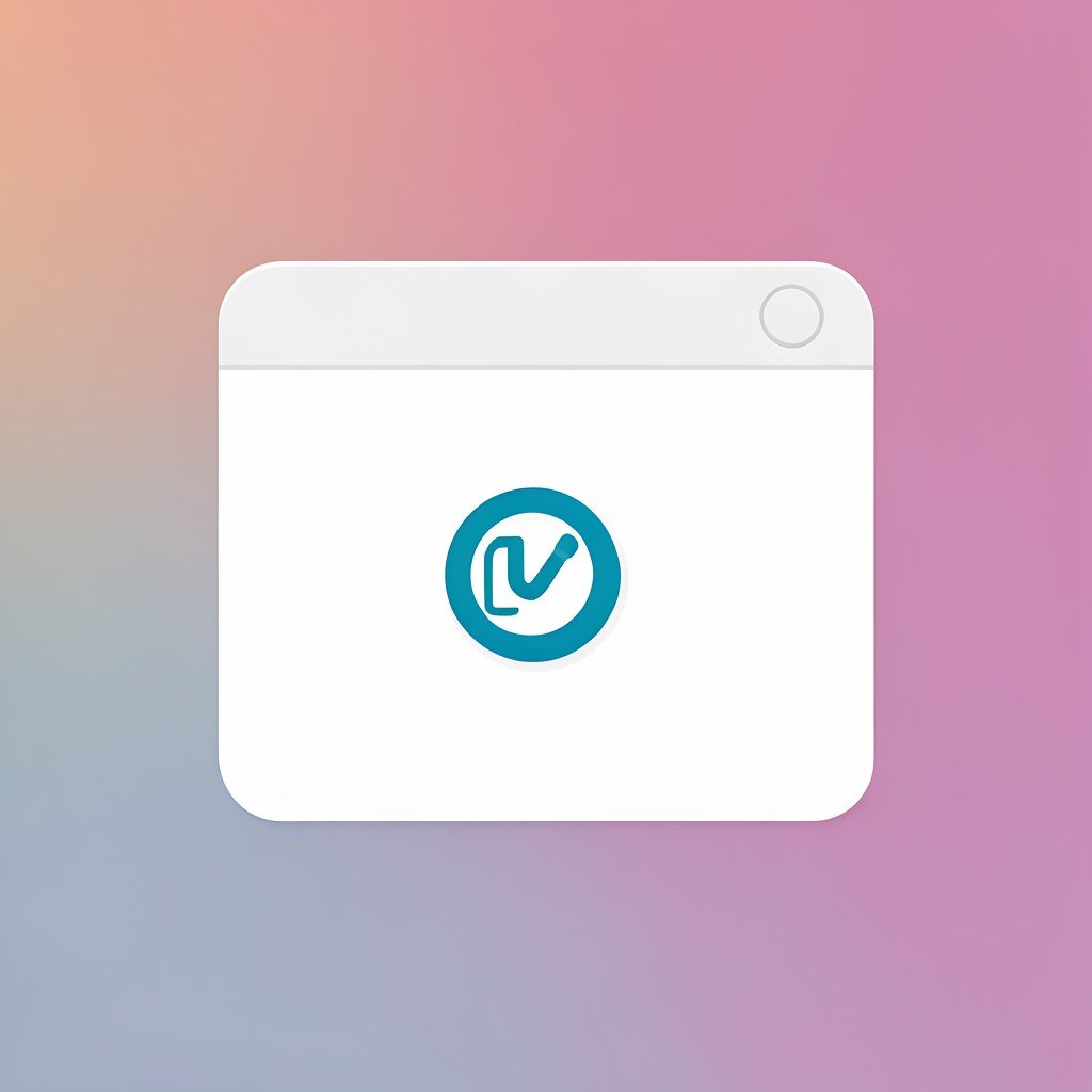 Calendar interface with a single marked date showing a scheduled task icon clean modern flat design no korean text colored background 1:1