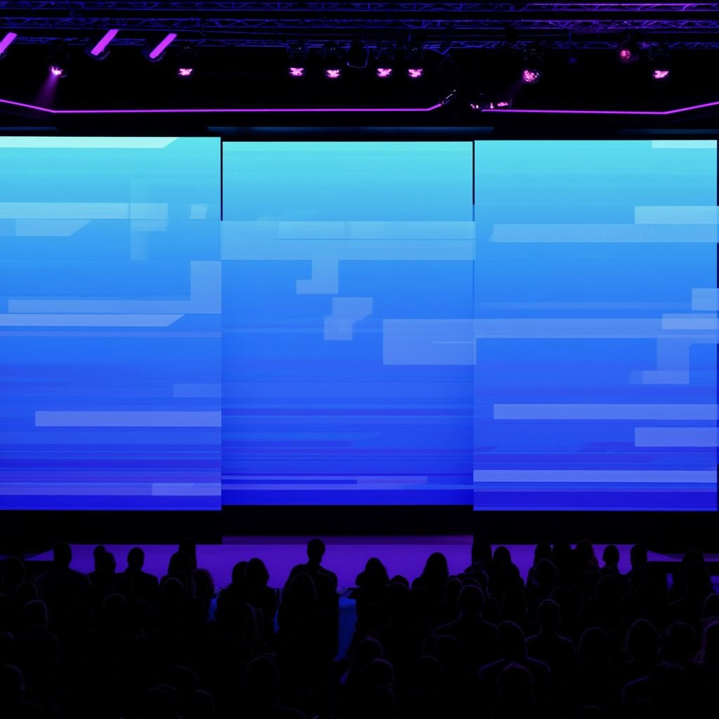 WWDC 발표 무대와 새 운영체제 공개 장면